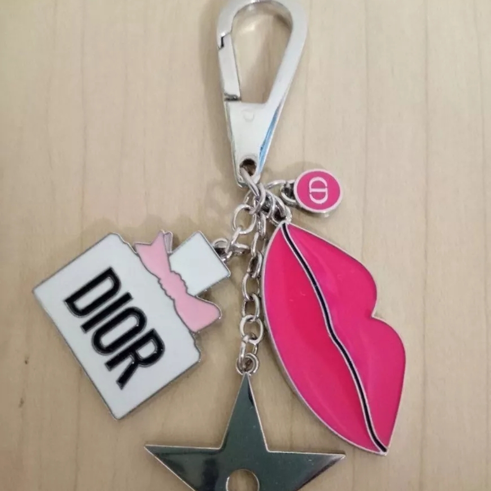 Pink and Silver Keychain - Picture 2 of 10